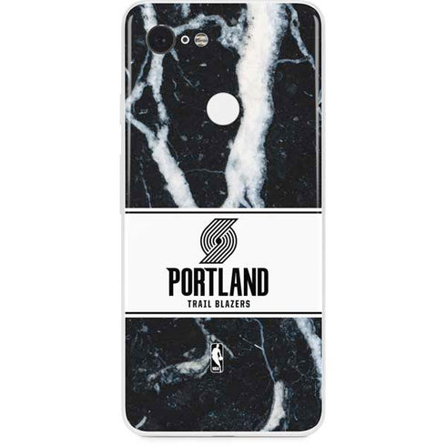 NBA Portland Trail Blazers Marble Google Pixel 3 Skin